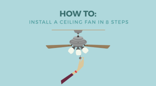 ¿Cómo instalar ventiladores de techo?