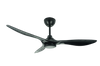 Airbena Decora Luz Led Color Negro con Control Remoto Ventilador de Techo