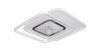Lámpara de techo de LED cuadrado para la sala de estar Decoración de la casa Iluminación del hogar Control remoto Dimmable Luz de techo inteligente