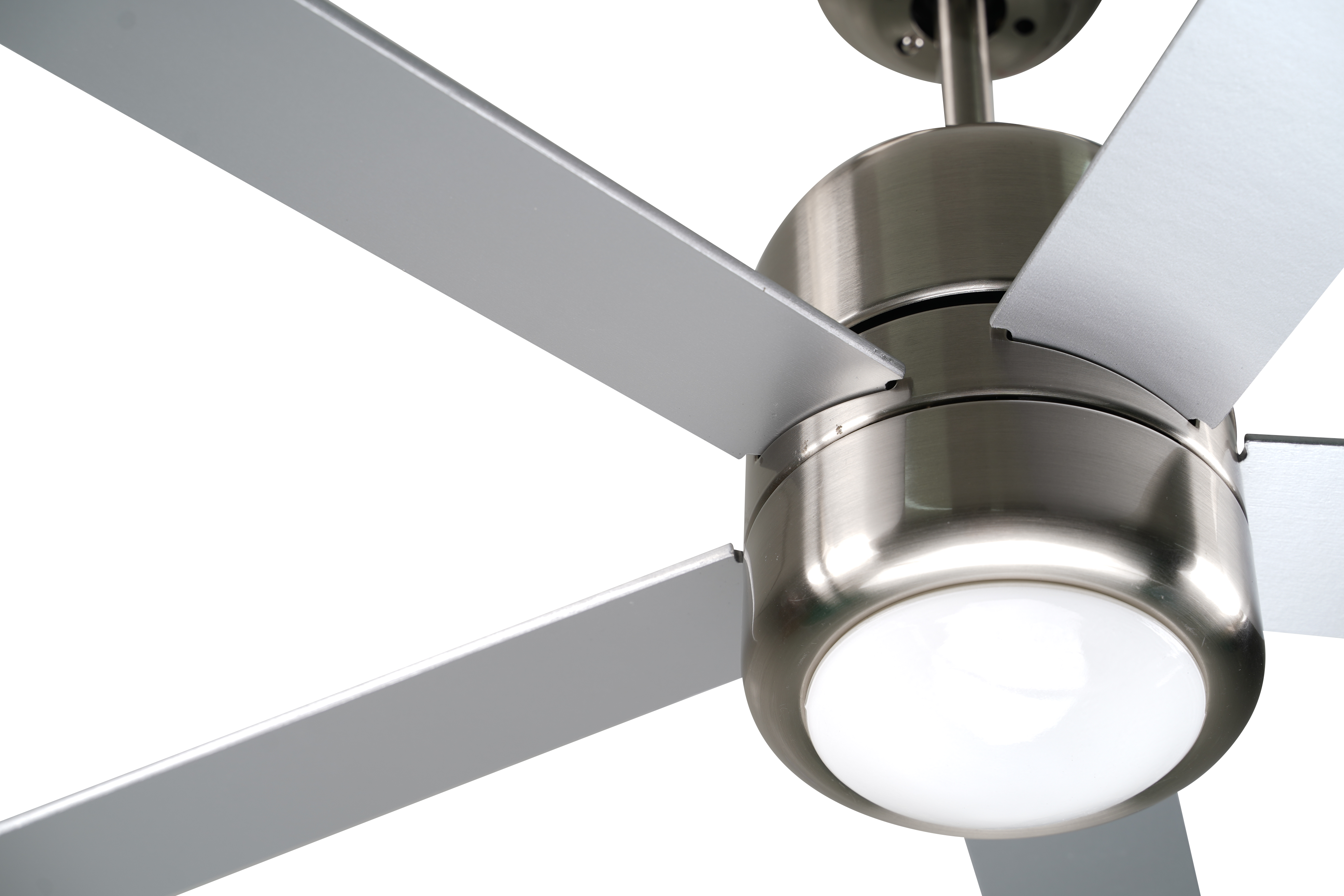 Airbena 5 madera contrachapada color gris interior decorar ventilador de techo con luz LED