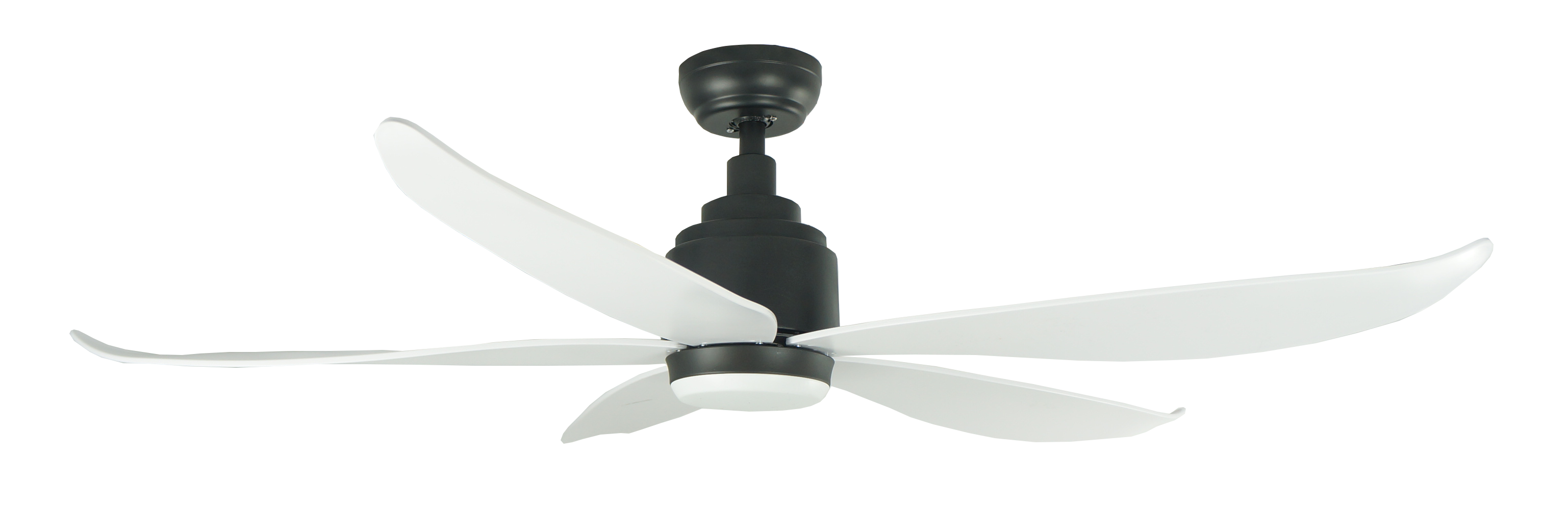 Airbena Ventilador de techo interior con motor DC de nuevo diseño de 52 pulgadas con color de luz LED opcional