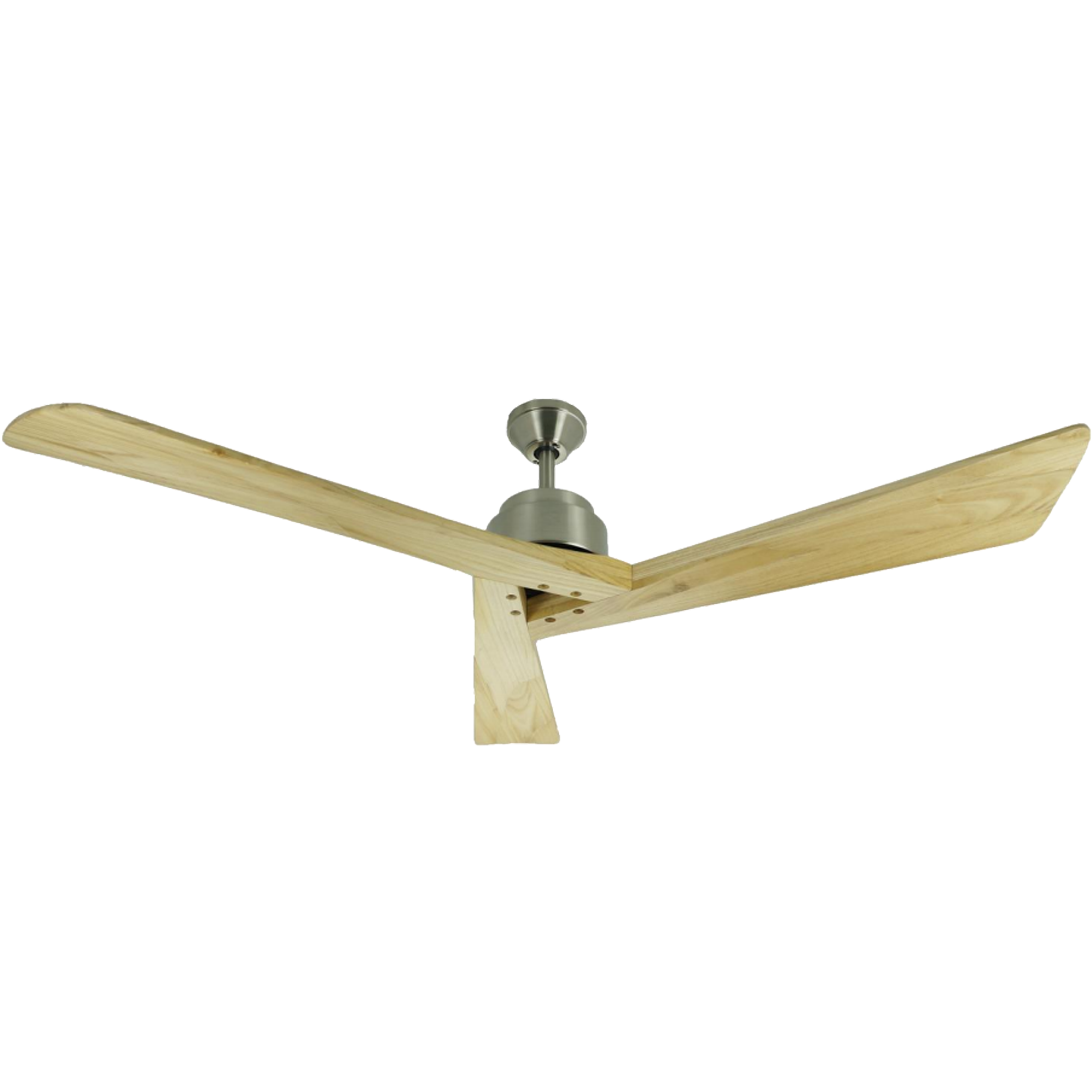 Airbena - Ventilador de techo con motor de CC y cuchilla de madera de 60 pulgadas, control remoto